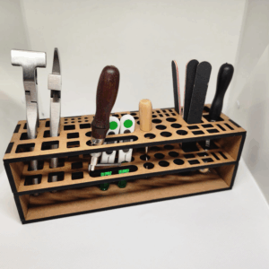 Organizador de escritorio rectangular 10x10x30 cm 2